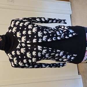 ANN TAYLOR LOFT Lightweight Elephant Cardigan Medium